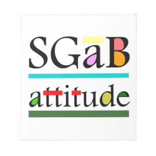 Bloc-note Attitude de sgab