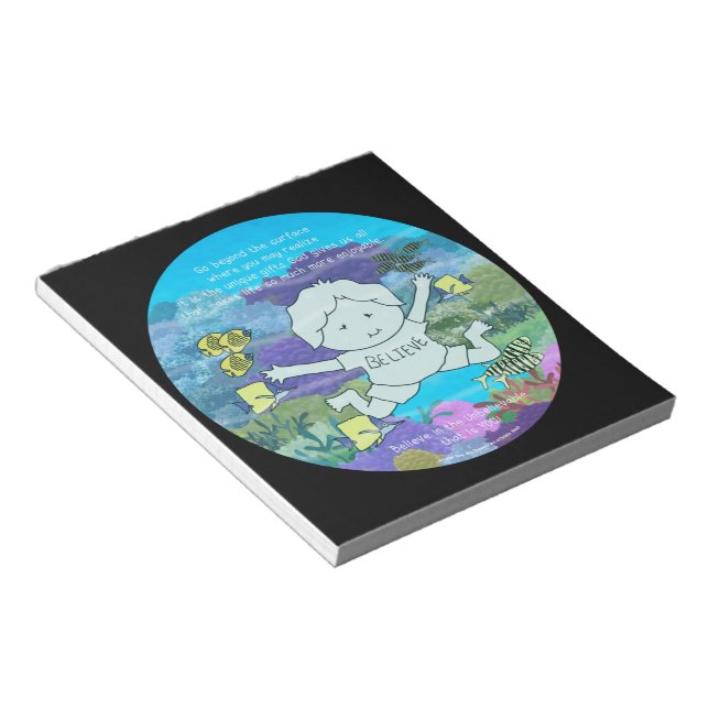 Bloc-note Au-delà de la surface (Incliné)