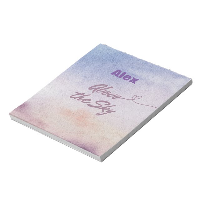 Bloc-note Au-dessus du ciel (Tourné)