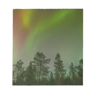 Bloc-note Aurore Boréale Lumières du Nord Ciel Lueur Étincel