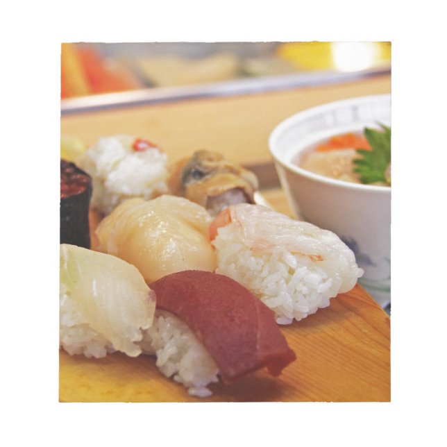 Bloc-note Authentique Sushi Sashimi (Devant)