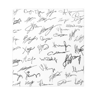 Bloc-note Autographe