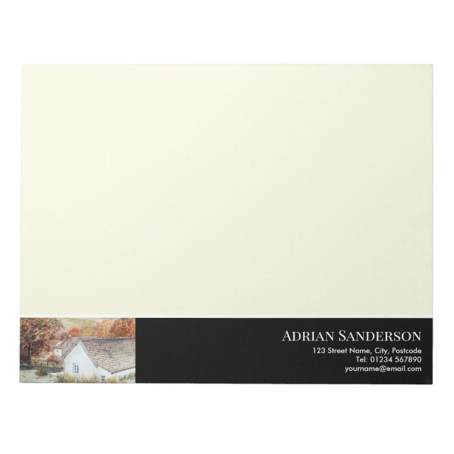 Bloc-note Automne Buttermere Village Lake District Angleterr (Devant)