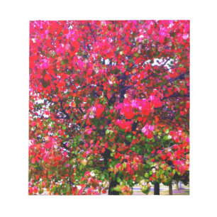 Bloc-note Automne Changement de Feuille, arbres impressionni