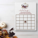 Bloc-note Automne Citrouille blanc chute dans Love Bingo<br><div class="desc">Cette conception peut être personnalisée dans la zone fournie en modifiant la photo et/ou le texte. Vous pouvez également le customiser en cliquant sur Personnaliser ce Modèle, puis en choisissant l'option cliquer pour customiser et supprimer ou modifier la couleur de l'arrière - plan, ajouter du texte, modifier la couleur ou...</div>