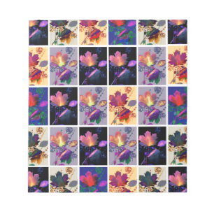 Bloc-note Autumn Leaves Rustic Patchwork