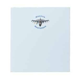 Bloc-note Avion de chasse