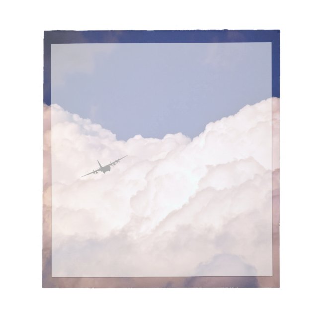 Bloc-note Avion de transport militaire par Shirley Taylor (Devant)