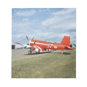 Bloc-note Avion F2G-1D Super Corsair au salon aérien à