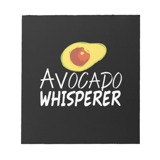 Bloc-note Avocado Whisperer (Devant)