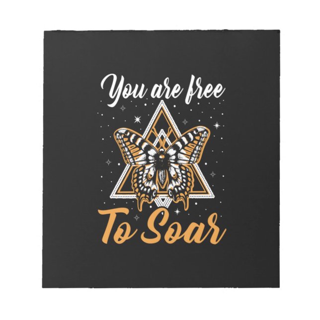 Bloc-note Babfly | You Are Free To Soar (Devant)