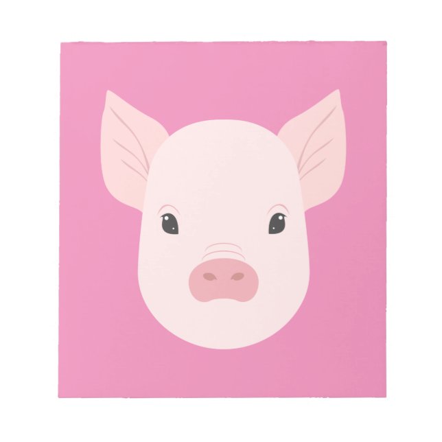 Bloc-note Baby Pig Face (Devant)