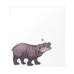 Bloc-note Baby Pigmy Hippo