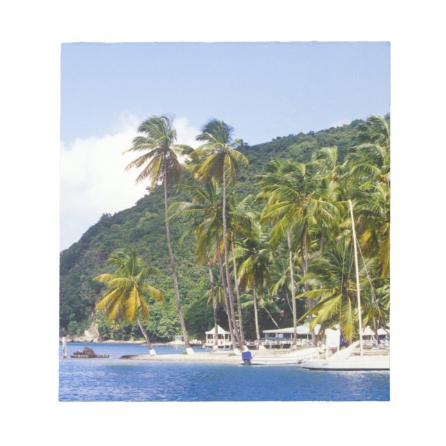 Bloc-note Baie de Marigot, Sainte-Lucie, Caraïbes (Devant)
