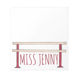 Bloc-note Ballet Ballerina Classe de danse Studio Professeur