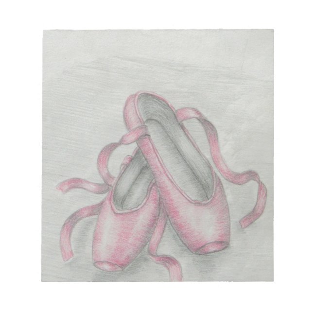 Bloc-note ballet shoes (Devant)