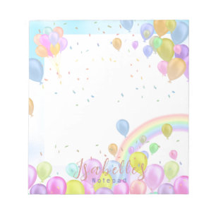 Bloc-note Balloon Pastel