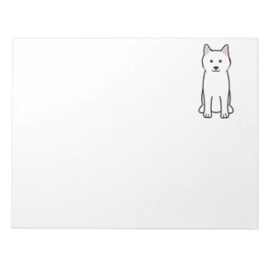 Bloc-note Bande dessinée de chien de Samoyed
