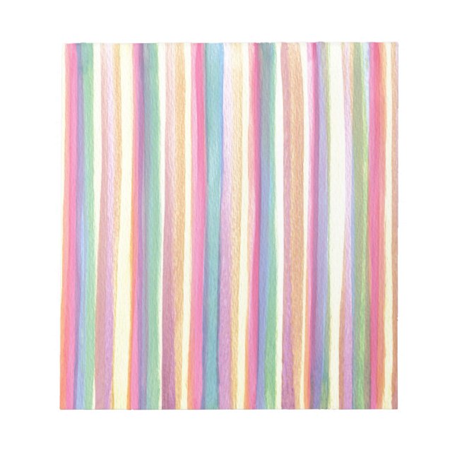 Bloc-note Bandes aquarelles (Devant)