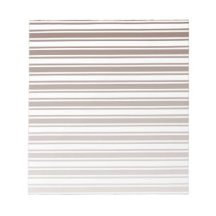 Bloc-note Bandes de bonbons brun et blanc chocolat