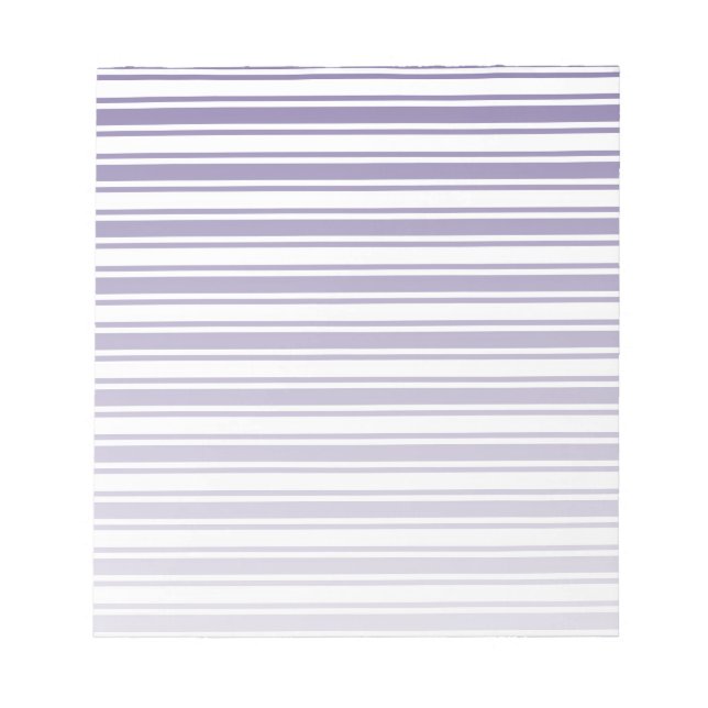 Bloc-note Bandes de bonbons ultra violettes et blanches (Devant)