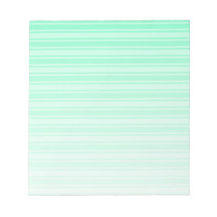 Bloc-note Bandes de bonbons vertes à la menthe