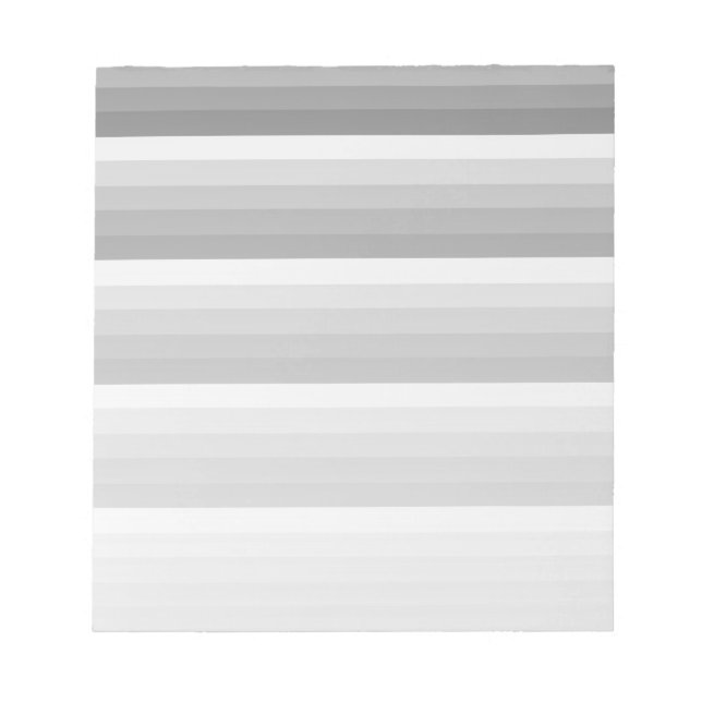 Bloc-note Bandes d'ombre grises (Devant)