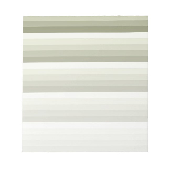 Bloc-note Bandes d'ombre vert olive (Devant)