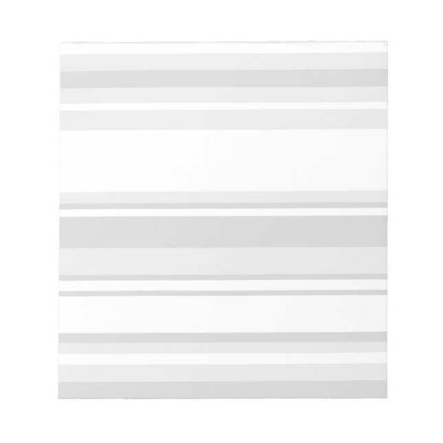 Bloc-note Bandes gris clair (Devant)