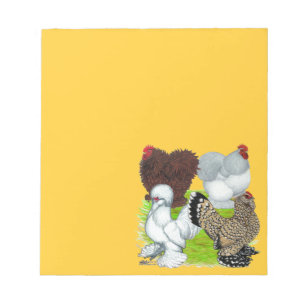Bloc-note Bantams à pattes emplumées