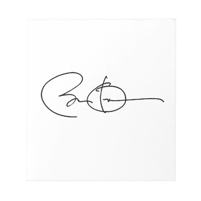 Bloc-note BARACK OBAMA AUTOGRAPHIE -.png (Devant)