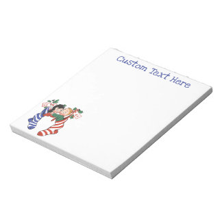Bloc-note Bas de Noël vintage avec de mignons enfants