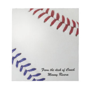 Bloc-note Baseball Fan-tastique_Lacets_couleur_nb_personnali