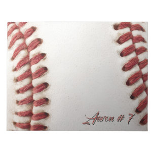 Bloc-note Baseball Personnalisé