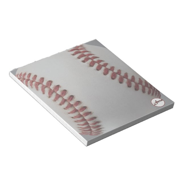 Bloc-note Baseball Personnalisé (Incliné)