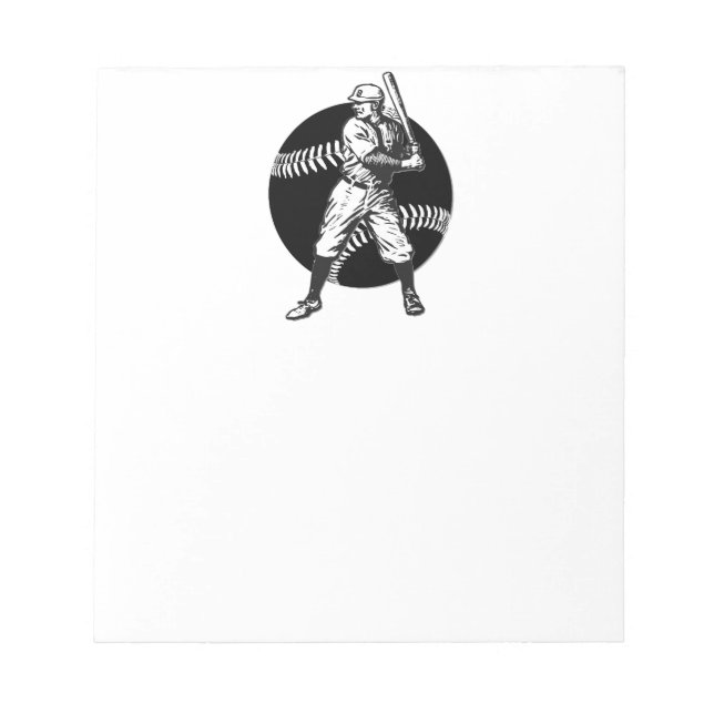 Bloc-note Baseball : Vintage (Devant)