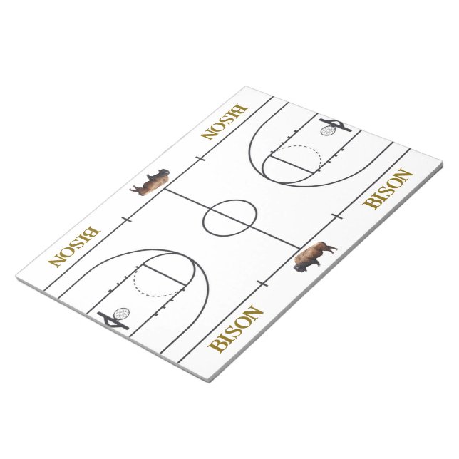 Bloc-note Basketball Court Layout Coaching (Incliné)