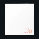 Bloc-note Basketball Girls Nom personnalisé Cadeau Personnal<br><div class="desc">Le bloc-notes de basket pour elle ! Elle adore le basket-ball,  maintenant lui offrir un bloc-notes de basket-ball personnalisé qui célèbre son amour du jeu. Présente une illustration originale du basket-ball. Dans les nuances de corail. Favorise les équipes de basket-ball,  les entraîneurs de basket-ball et les joueurs de basket-ball.</div>