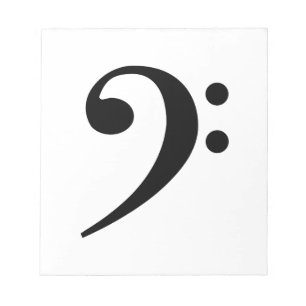 Bloc-note basse-clef