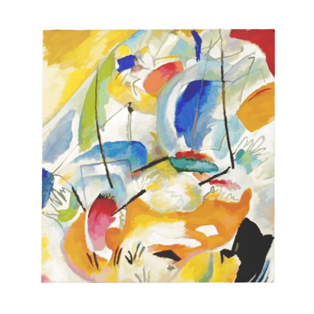 Bloc-note Bataille maritime de Kandinsky 1913 (Devant)