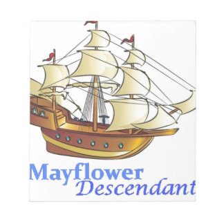 Bloc-note Bateau à voile Descendant Mayflower