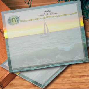 Bloc-note Bateau à voile sur Banderas Bay 0884