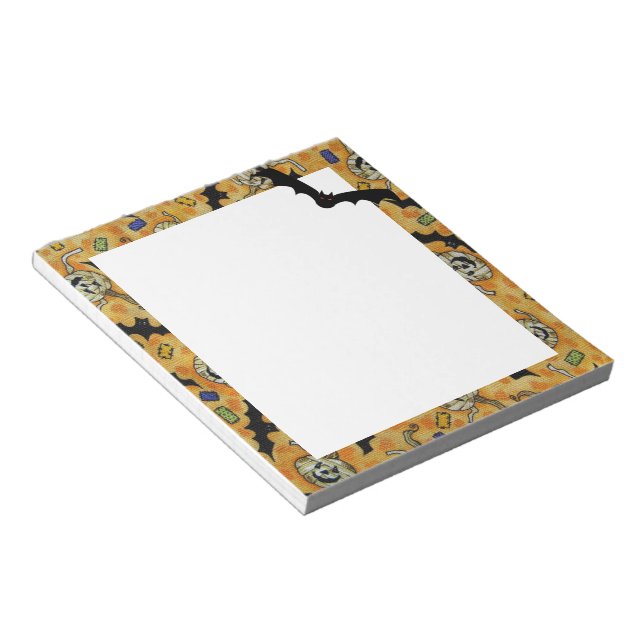 Bloc-note Bateaux et Zombie Jack-O-Lanterns (Incliné)