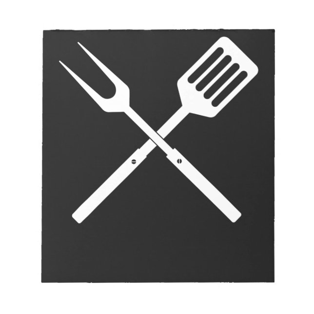 Bloc-note BBQ | Ustensiles barbecue nouveauté Outils barbecu (Devant)