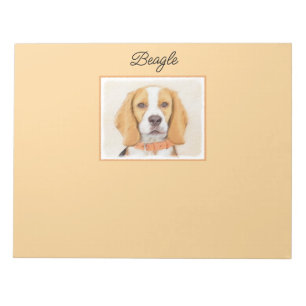 Bloc-note Beagle Hound Dog Peinture Animal Art original
