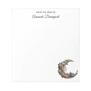 Bloc-note Beau visage dans la lune