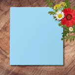 Bloc-note Bébé bleu couleur solide | Classique | Élégant<br><div class="desc">Bébé bleu couleur solide | Classique | Élégant | tendance | Style | Cadeau</div>