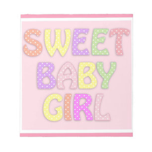 Bloc-note Bébé fille