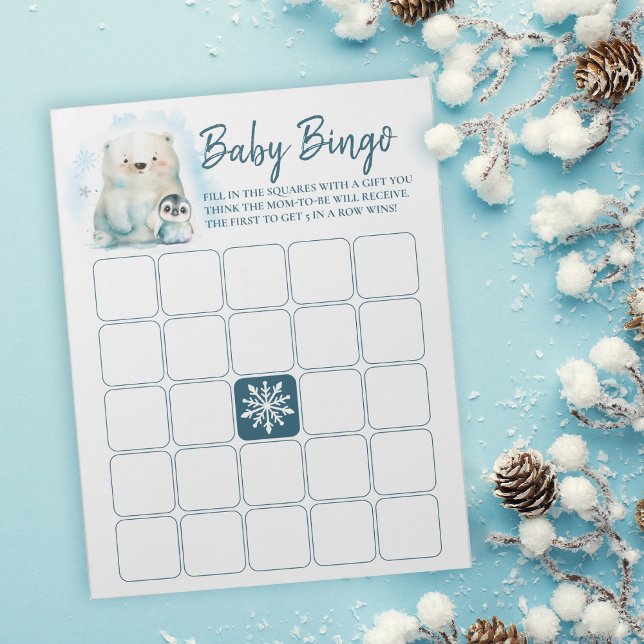 Bloc-note Bébé il fait froid dehors Baby Bingo (Créateur téléchargé)