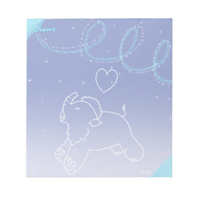 Bloc-note Bébé Mammoth yawning (Devant)